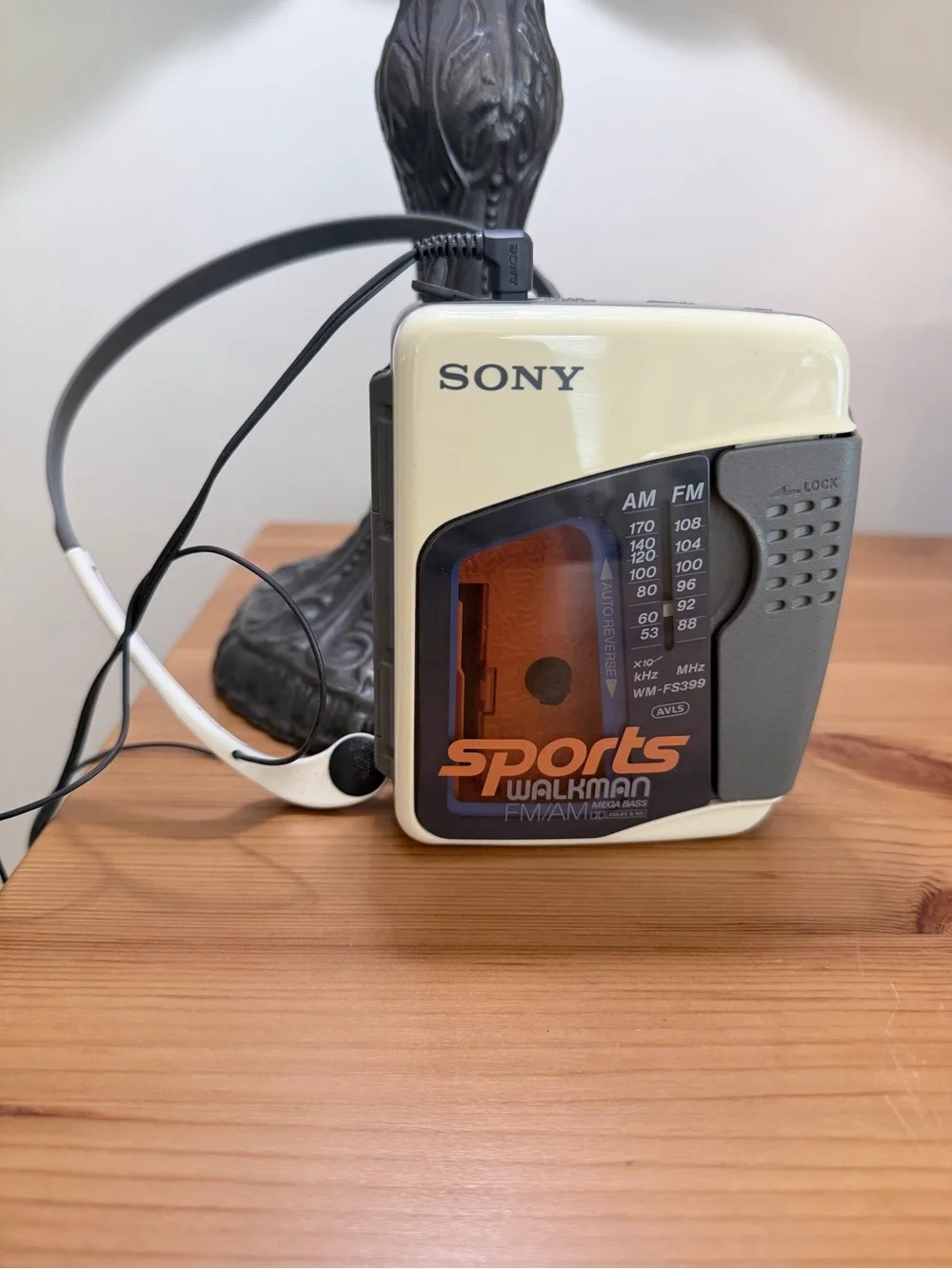Vintage Sony Sports Walkman Cassette Player with Headphones